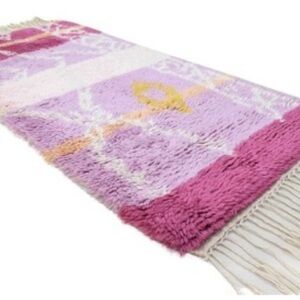 Moroccan fur carpet 3x5